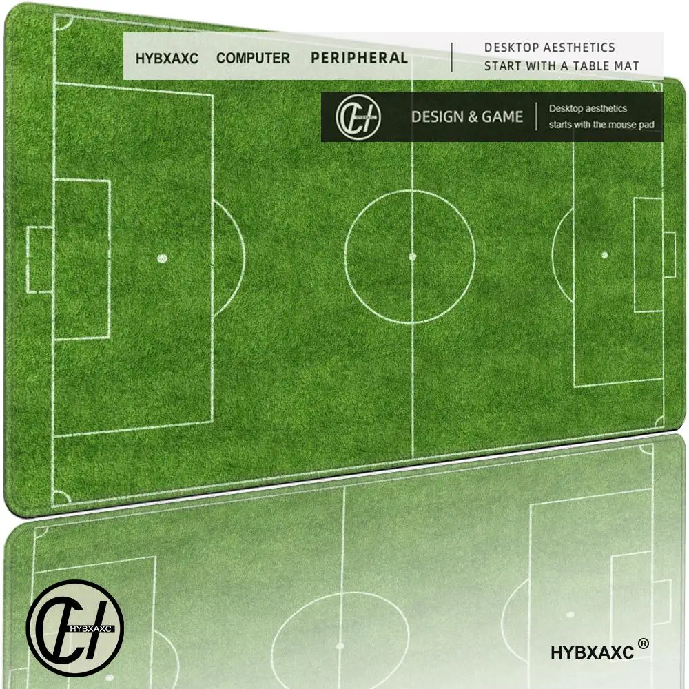 HD Football Field Mouse Pad Non-slip Locking Edge DeskMat PC Laptop Accessories Rubber Office Keyboard Large Game Carpet HYBXAXC