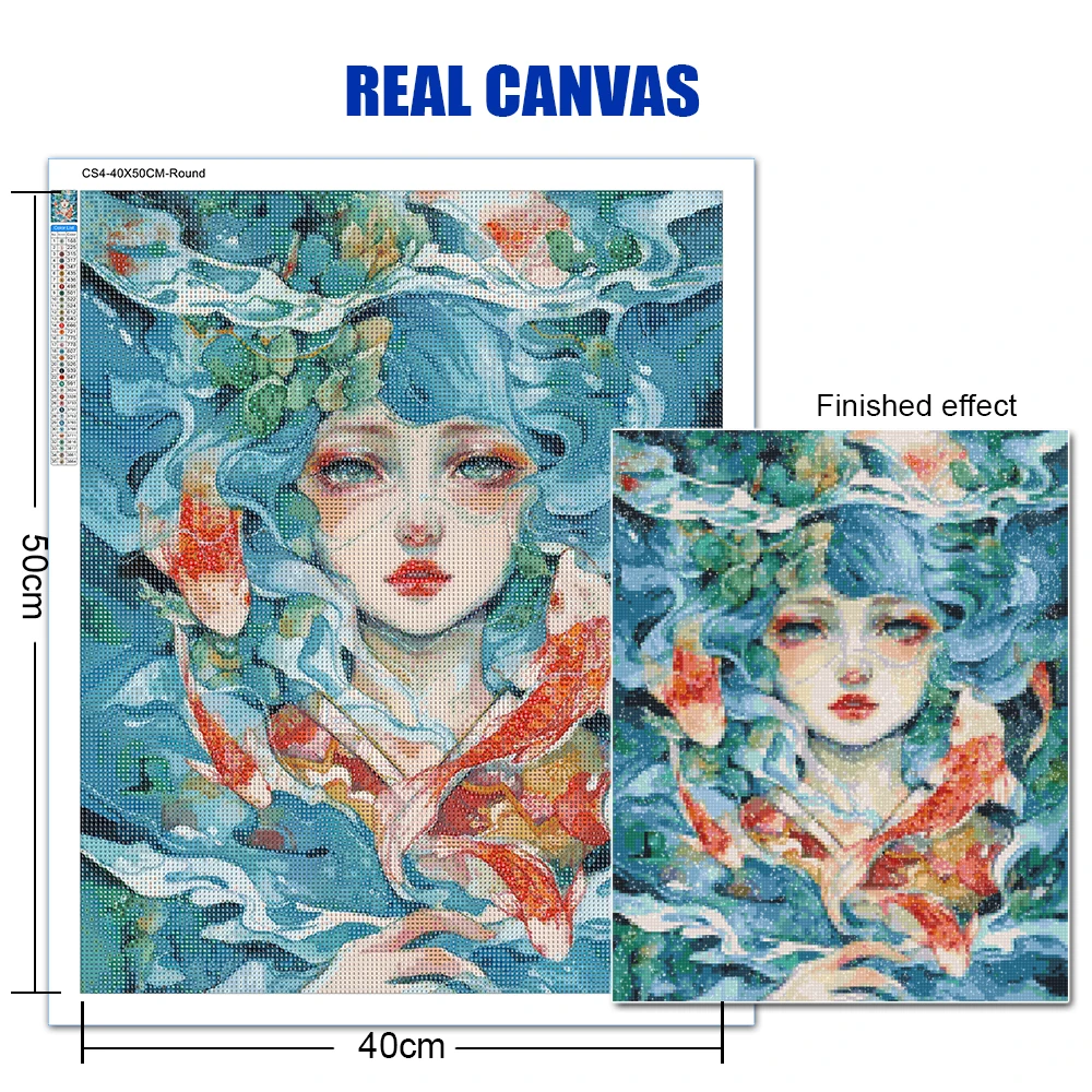 5D Diy Diamant Malerei Cartoon Mädchen AB Diamant Volle Runde Anime Diamant Stickerei Mosaik Kit Home Decor Neue Produkt – Detail 5