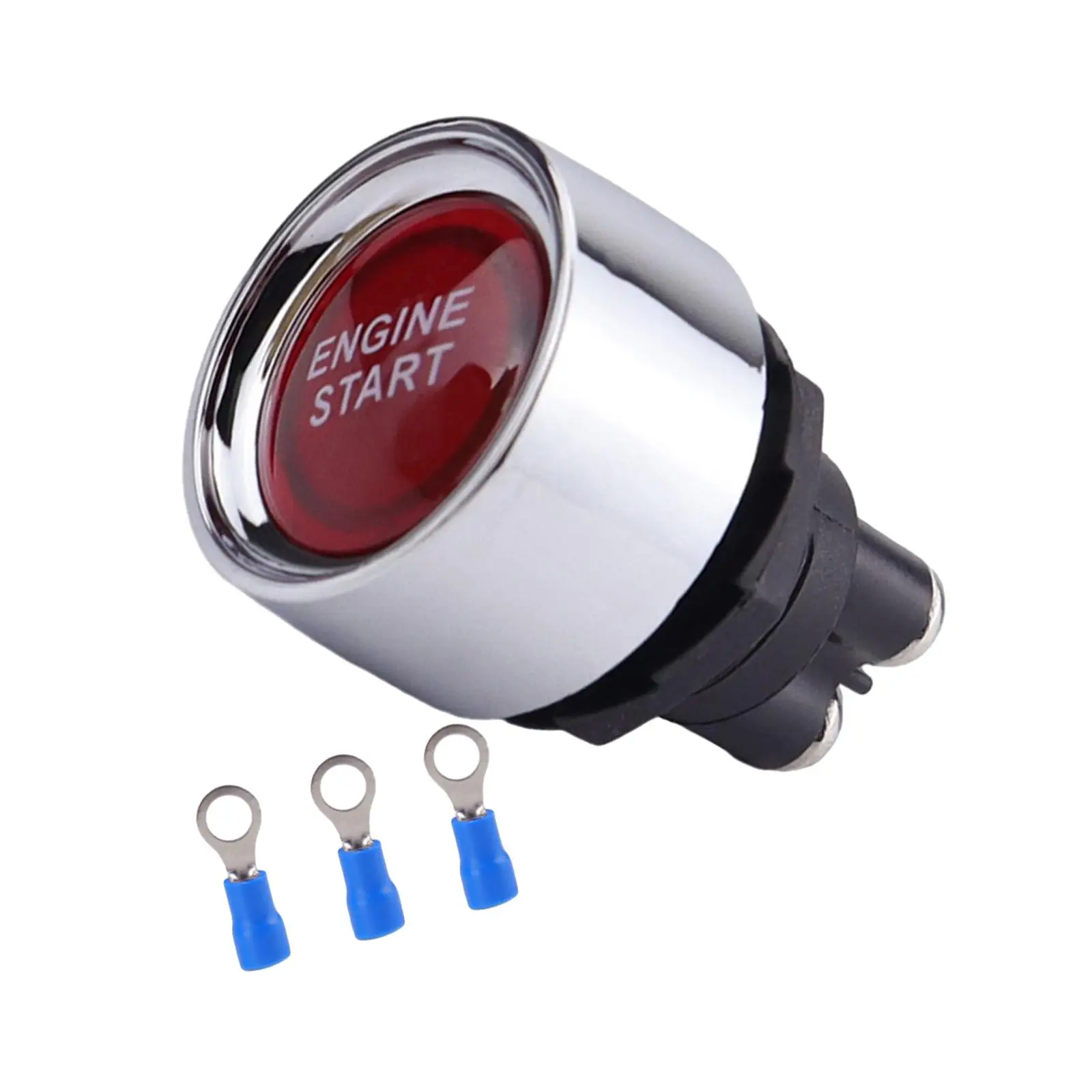 Momentary Start Switch LED Light 50A 12V for ATV Yacht Marine Boat