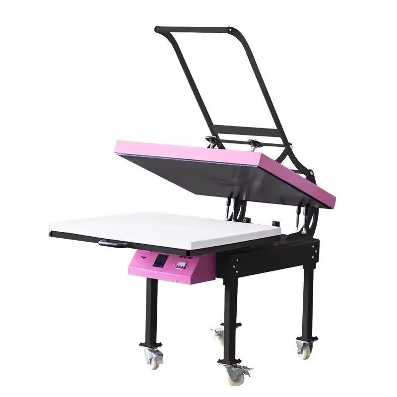 【2026】Large Format Sublimation Heat Press Machine Manual Largest Size 60cm 80cm 100cm 120cm Slide Out Design Movable With Stand