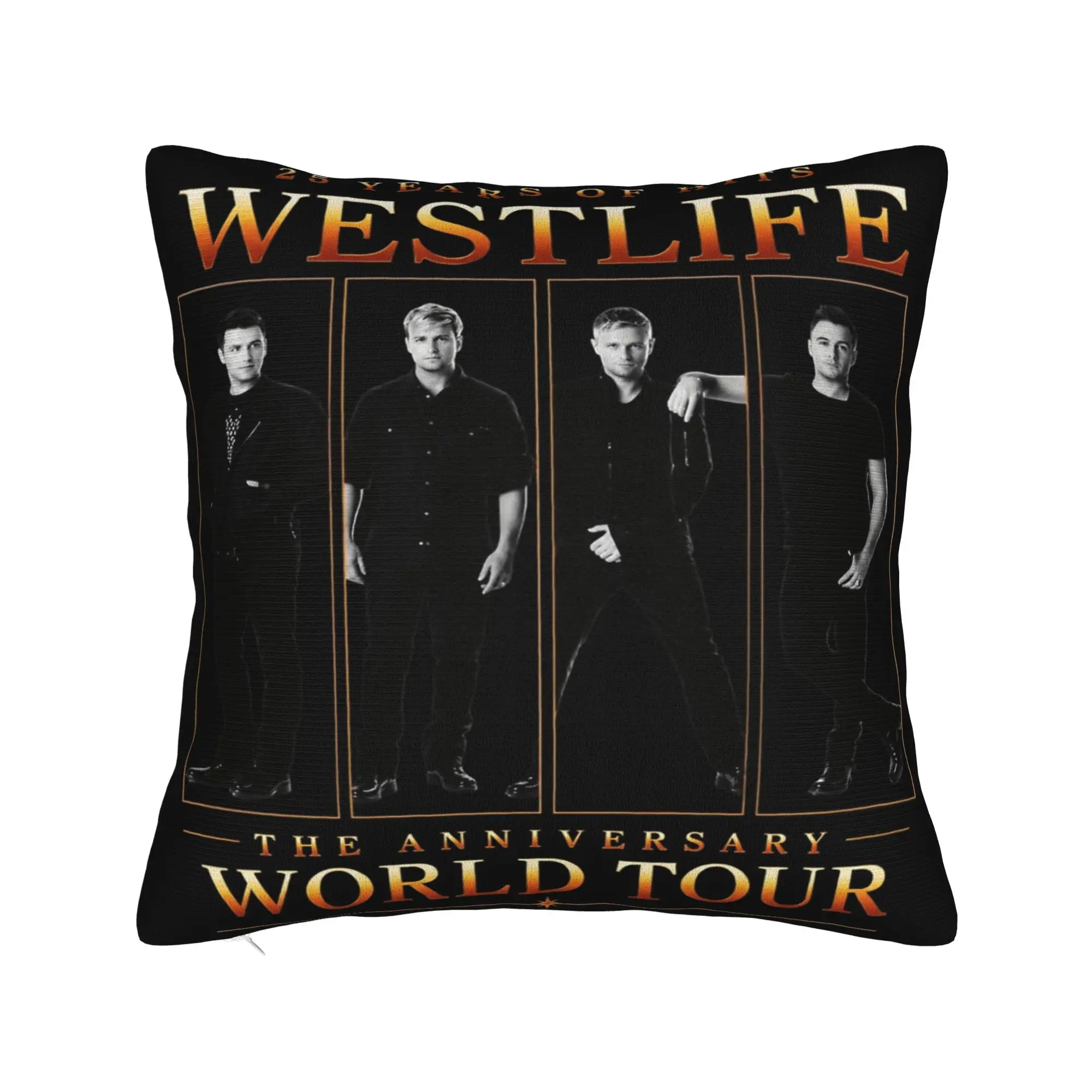 Westlife 25th Anniversary Tour 2026 Pillow Covers Stuff Soft Cushion Cover Gift  Pillow Case Cover Home Multiple Sizes