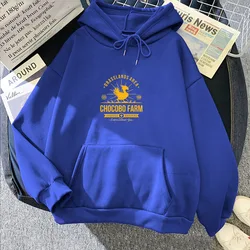 Final Fantasy 7 â
Š Chocobo Game Printed Hoodie Anime Print Cartoon Sweatshirt Funko Pop Cute Clothing Moletom Japanese Pullovers
