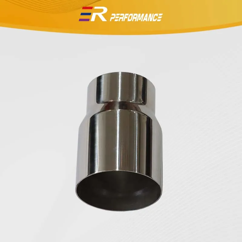 Silenciador de escape cromado de acero inoxidable para coche, embellecedor de cola trasera para la mayoría de los coches, tubo de punta