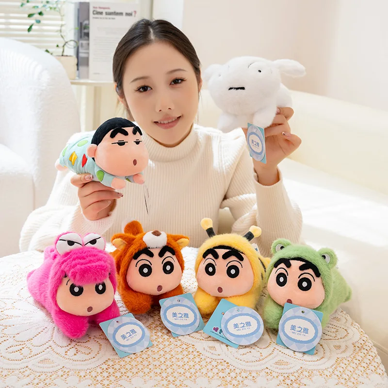 

Оригинал с биркой, карандаш Шин-тян, погремушка, косплей, Конянама, Сан-Бджола, лягушка, кавайная мягкая аниме, Nohara Shiro, кукла, рождественские подарки