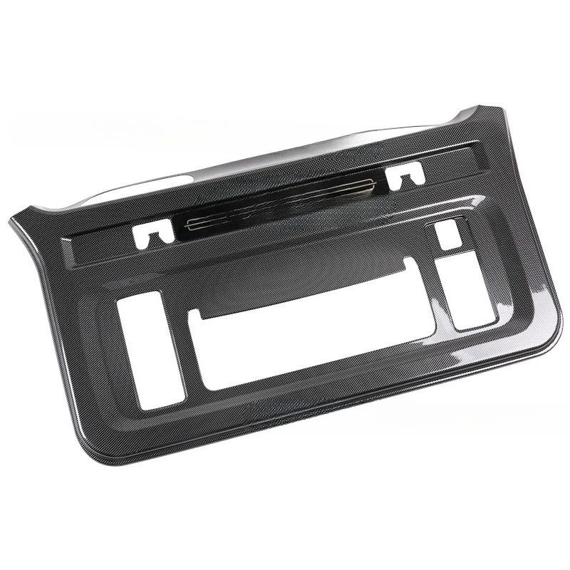 

Tailgate trim, trunk, carbon fiber grain interior, door, kick pad, protective plate, car, modified accessories