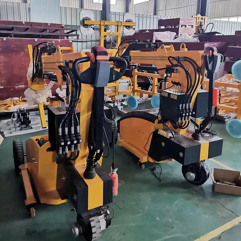 Glass Installation Robot 200kg Electric Suction Lifter Self-propelled Glazing Tool Vacuum Cup for Window Glass Handling