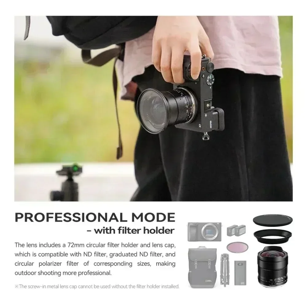 TTAartisan 10 ملم F2 APS-C ASPH 105 ° عدسة زاوية واسعة للغاية للتصوير الفوتوغرافي للكاميرا Sony E Fujifilm XF Nikon Z Canon EOS R M43 Mount #5