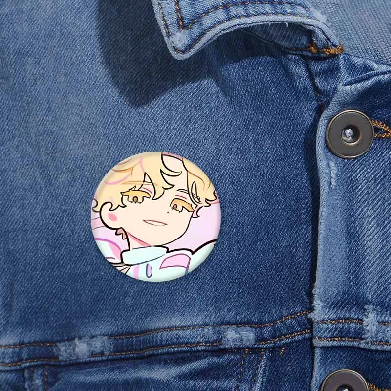 Anime Alien Stage Button Pins, Cartoon Character Gift