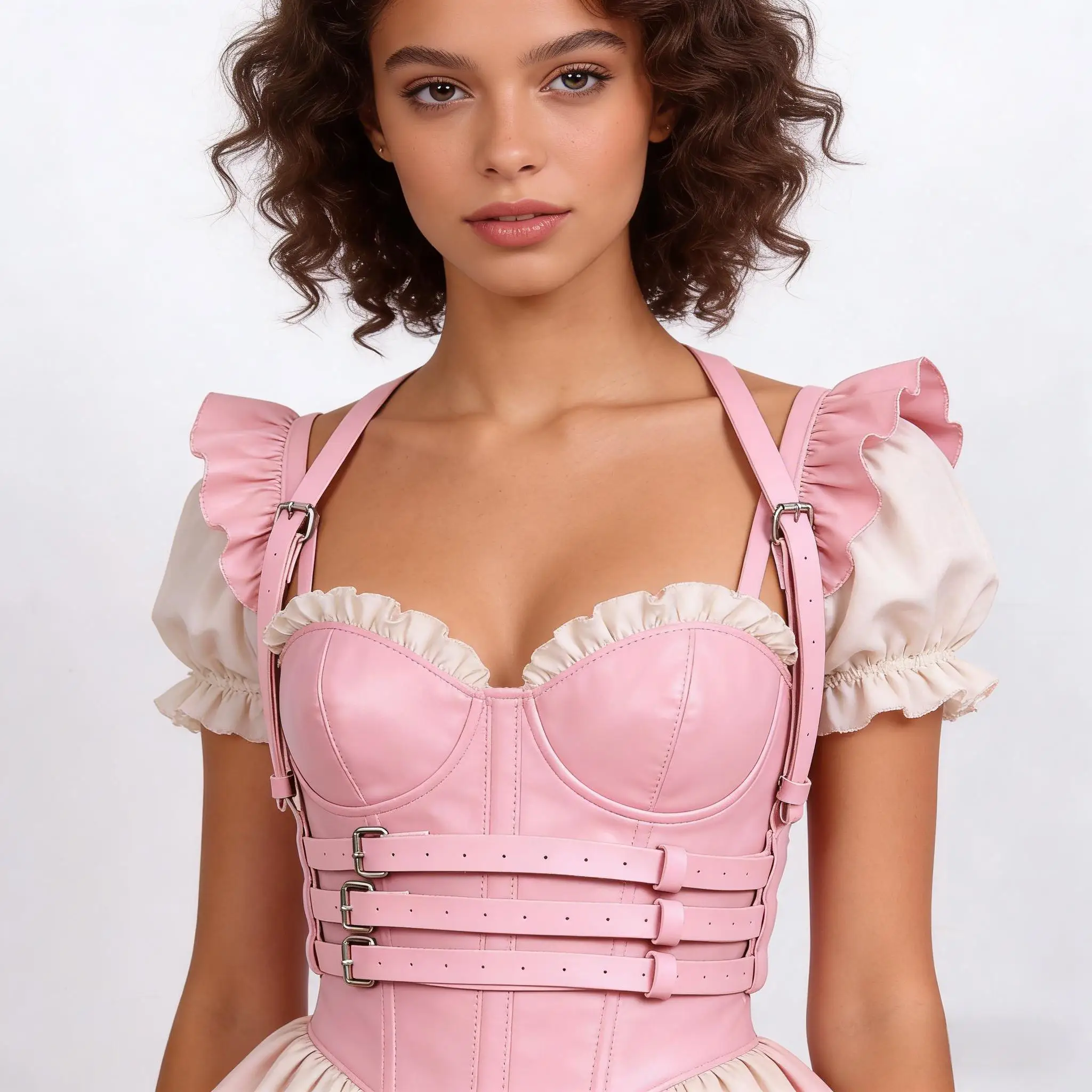 Women Punk Leather …