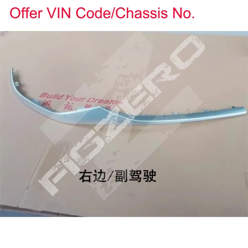 Genuine for Byd SongPlus Dmi Lower Body Front Bumper Trim Strip Electroplated with Matte Silver Decorative Bright Brand New
