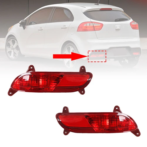 92405-1W210 92406-1W210 luz trasera de coche para KIA RIO Hatchback 2012-2015 luz trasera de coche luz antiniebla del parachoques trasero Barke luz parada la