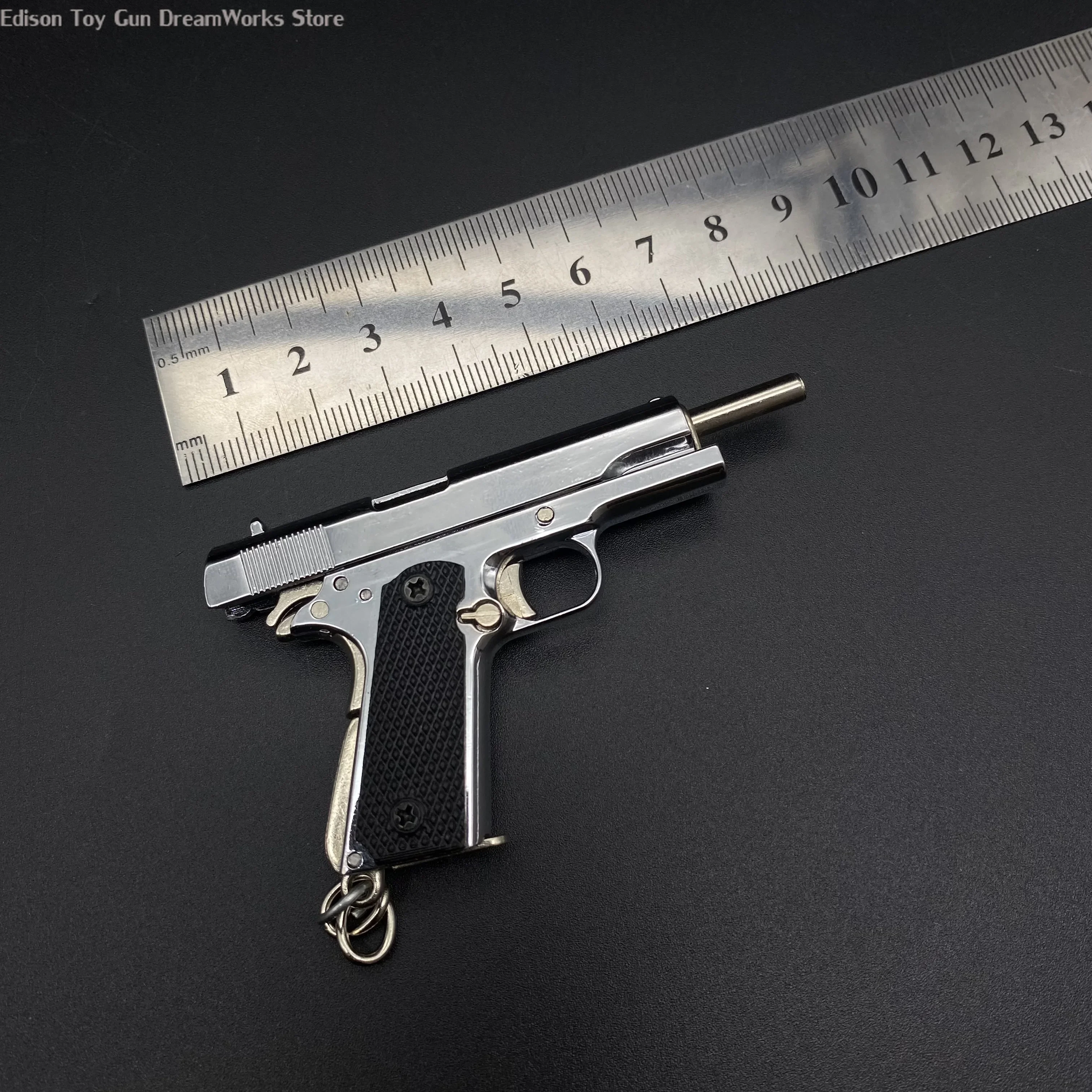 Mini réplica da pistola da liga, Colt governo pequeno 1911, modelo minúsculo, coleção do presente do gamer, brinquedo novo, M1911, 2.8, 2024