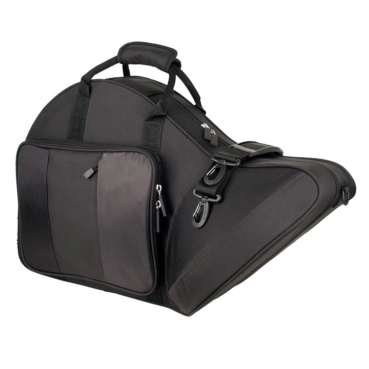 

Custom French Horn case Factory Direct Cheap Price Contoured Gig Bag Musical Instrument Bag