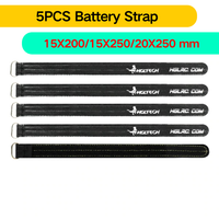 5PCS HGLRC Metal Buckle Battery Strap 200mm 250mm for RC FPV Racing Freestyle Long Range Drones 4S 6S Lipo Batteries