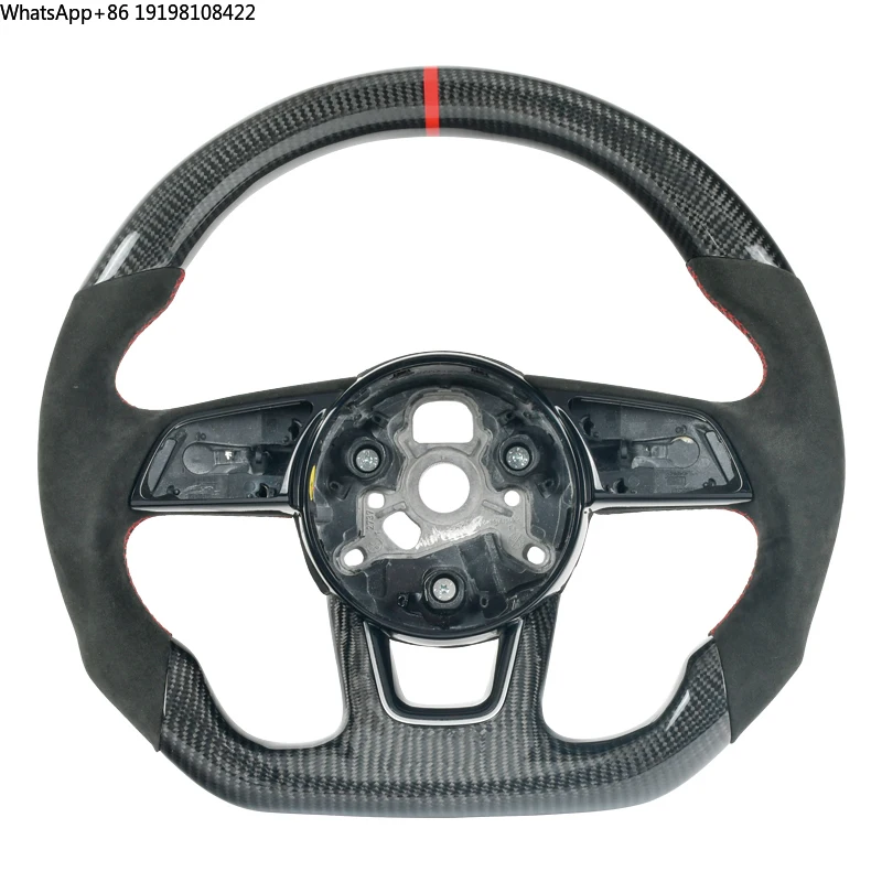 

Индивидуальный руль из карбона с кожаной отделкой и LED-подсветкой для Audi RS