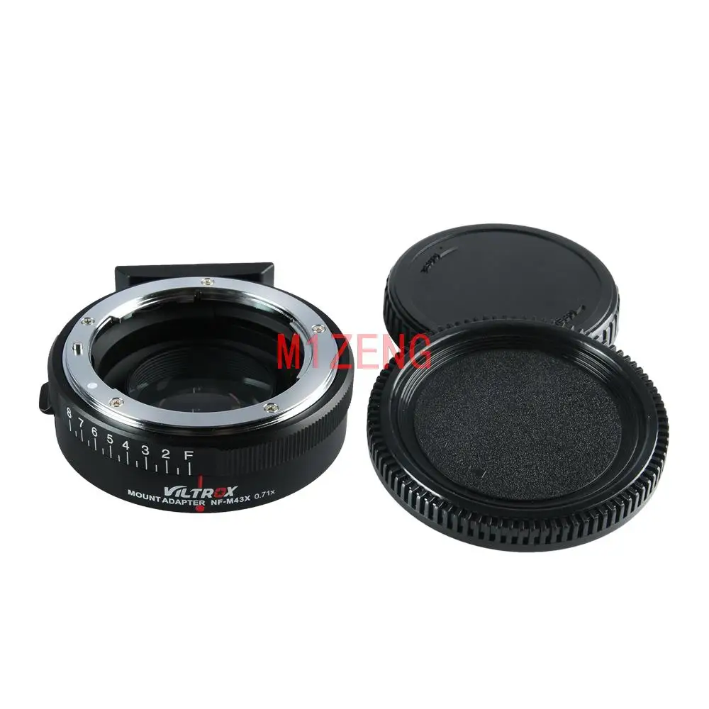 

nf-m43 Focal Reducer Speed Booster adapter ring for Nikon G/D Lens to olympus panasonic m4/3 camera GF6 gh5 EM5 EM1 em10 BMPCC