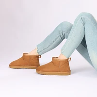 Litfun Women Winter Snow Boots Classic Fur Plush Ankle Snow Boots Brand Outdoor Antiskid Short Boot Warm Fuzzy Home Cotton Shoes - Image 2