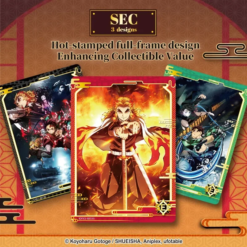 10 Packs CARDFUN Demon Slayer Collectible Trading Card Game TCG CCG Birthday Gift Collection Cards