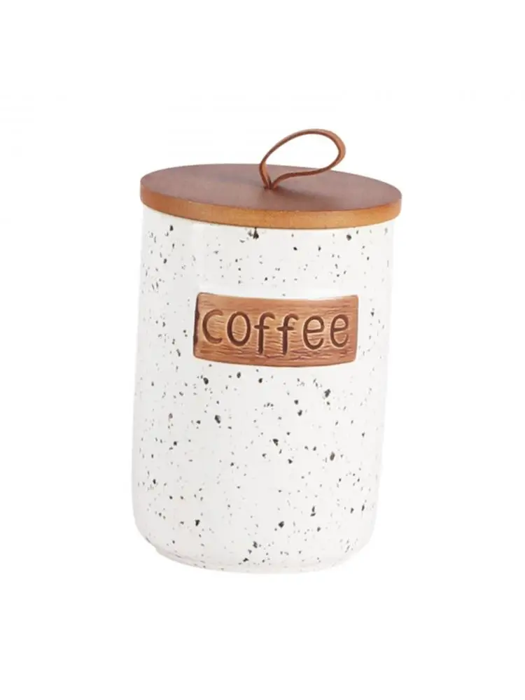 800ML ceramiczny uszczelniony słoik gospodarstwa domowego Food Grade słoik do przechowywania ziaren kawy odporny na wilgoć pyłoszczelny szczelny słoik na butelkę narzędzia kuchenne — zdjęcie 2
