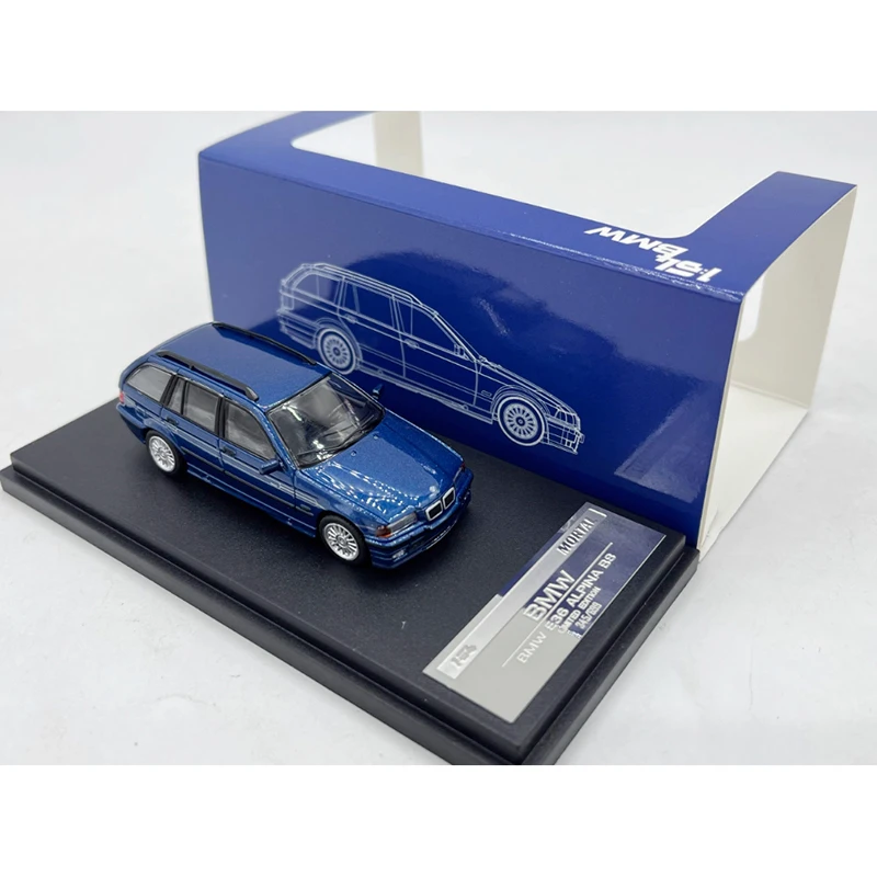 MORTAL Diecast 1:64 Scale BMW E36 Alpina B8 Zmodyfikowany model samochodu ze stopu 3. generacji Kolektor dla dorosłych Pamiątkowy pokaz Prezent świąteczny