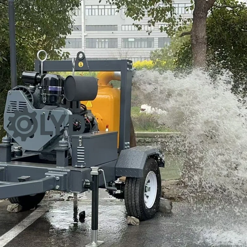 Deposit Custom High Flow Mobile Drainage Pump Truck Diesel Water Pump Flood Control Emergency Municipal Sewage Rescue Pump