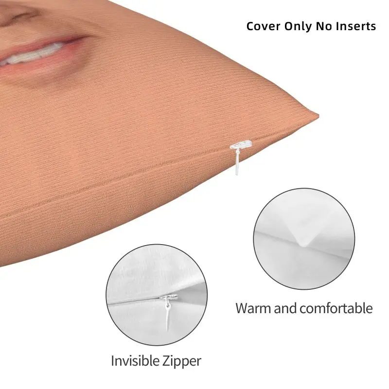 الحديثة نيكولاس قفص ميمي غطاء الوسادة 55*55 سم لينة مضحك رمي كيس وسادة لغرفة المعيشة أريكة كرسي المخدة #5