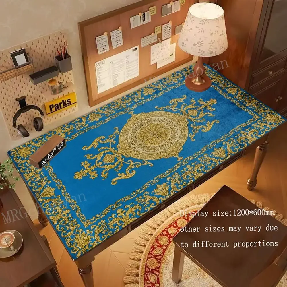 Persian art pattern mouse pad, desk mat, extra-large thickened anti-slip keyboard mouse pad, office rubber