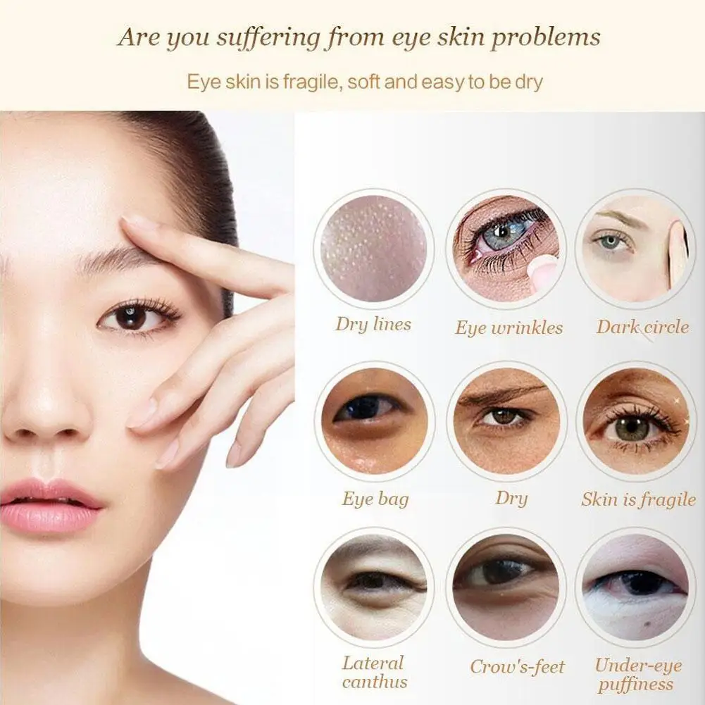 Peptide Anti-Rimpel Oogcrème Collageen Anti Donkere Cirkel Zuur Oog Anti-Wallen Gel Cosmetica Zakjes Anti-Aging Korea Hyalur M4y1