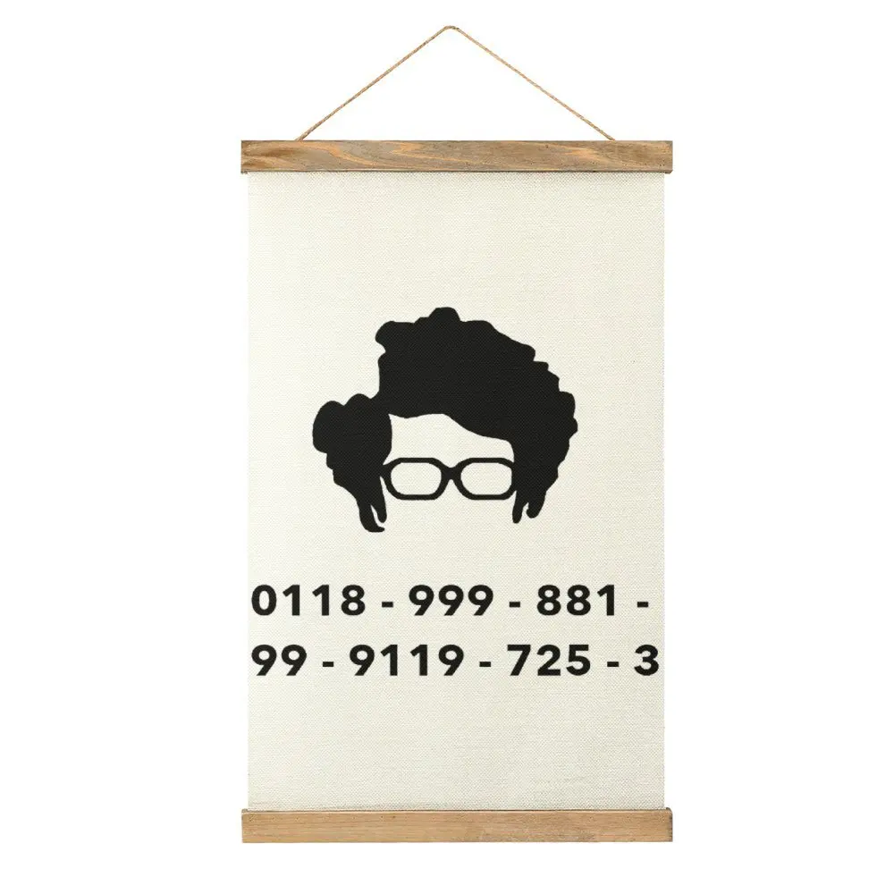 

Moss New Emergency Number The IT Crowd C Canvas Hanging Picture Cute Picture Kitchen Craft Decoration Humor Graphic Style Decora
