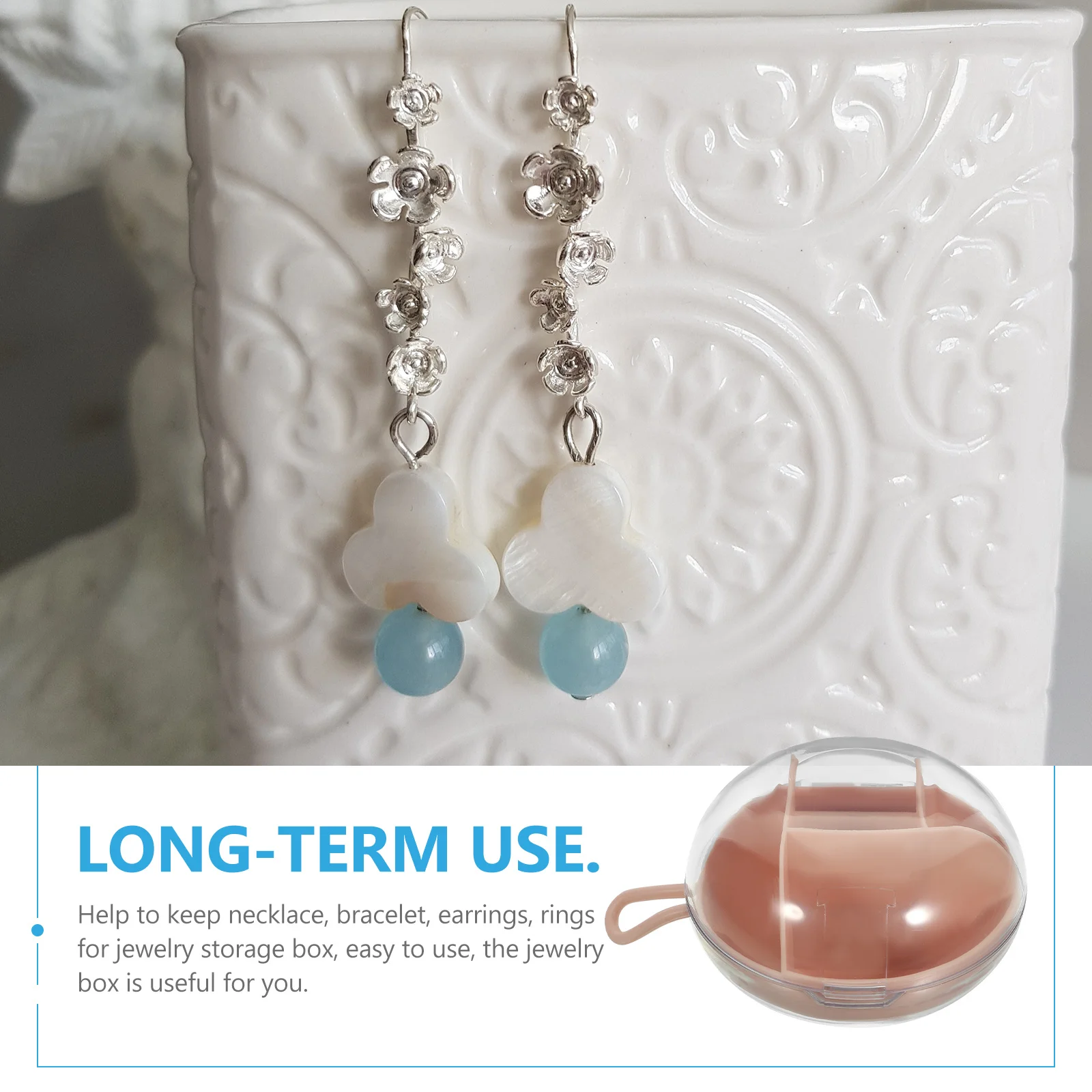 

Маленькая коробка для хранения ювелирных изделий, органайзер для путешествий, ожерелье, серьги, кольца, портативный органайзер для ювелирных изделий, защитная коробка