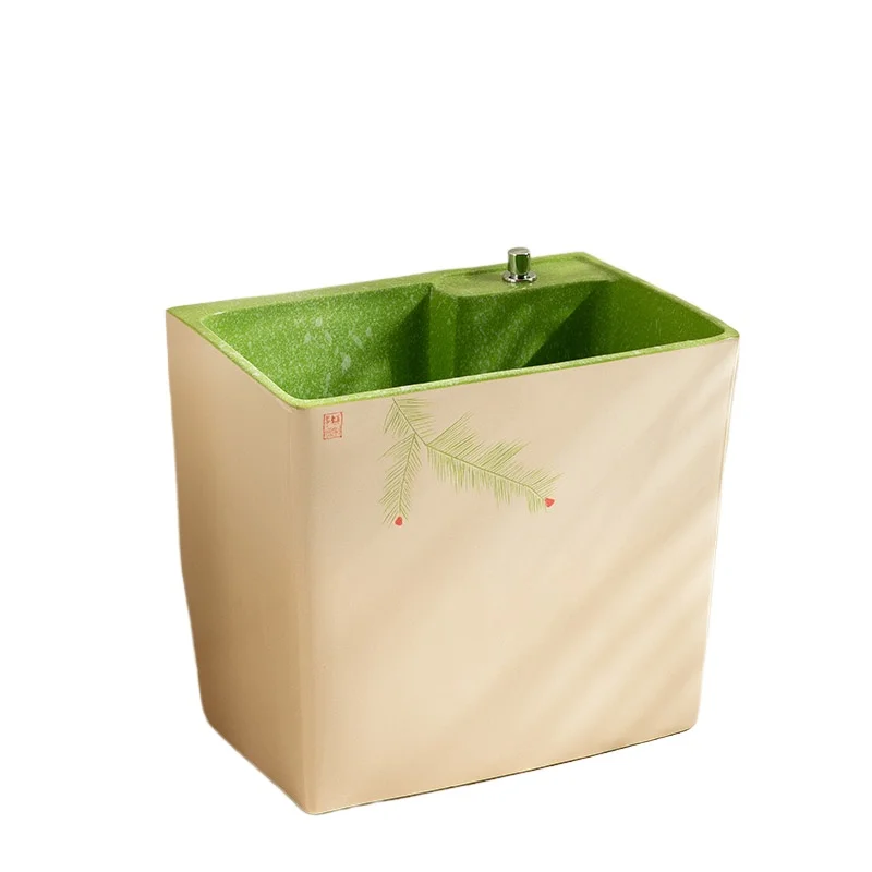 

Балкон, большая керамическая ткань для пирса, бассейн, ванная комната, напольная раковина, швабра, бассейн, напольная бытовая маленькая коритовая раковина для бассейна