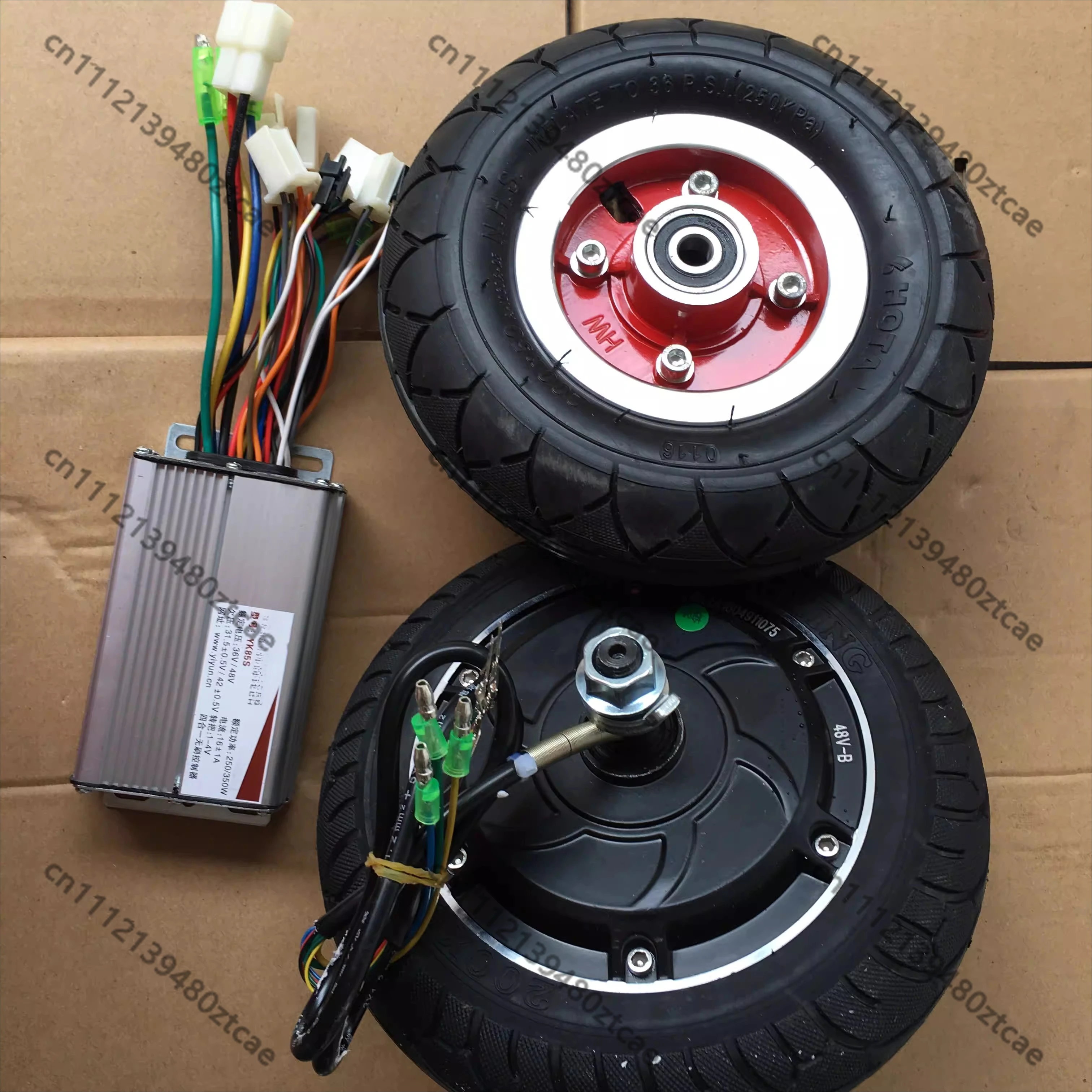 8 Inch Hub Motor 24V 36V 48V 350W for Electric Scooter EV Assembly & Modification Replacement Parts