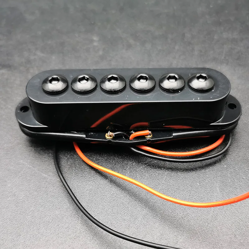 1 Set Single Coil Electric Guitar Pickup for ST Guitar Ceramic Magnet Pickup Neck/Middle/Bridge Pickup Guitar Accessories Black