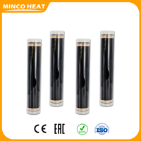 Minco Heat 220V 140w/m2 Infrared Heating Film Home Electric Warm Floor Mat 50cm Width 0.125~3.75㎡ Made In Korea