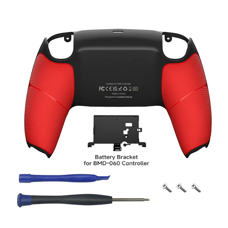 Newly Designed PS5 Controller DIY Shell Replacement, Dual Color Anti Slip Bottom, Compatible with BDM-010 020 030 040 050 060 image 3