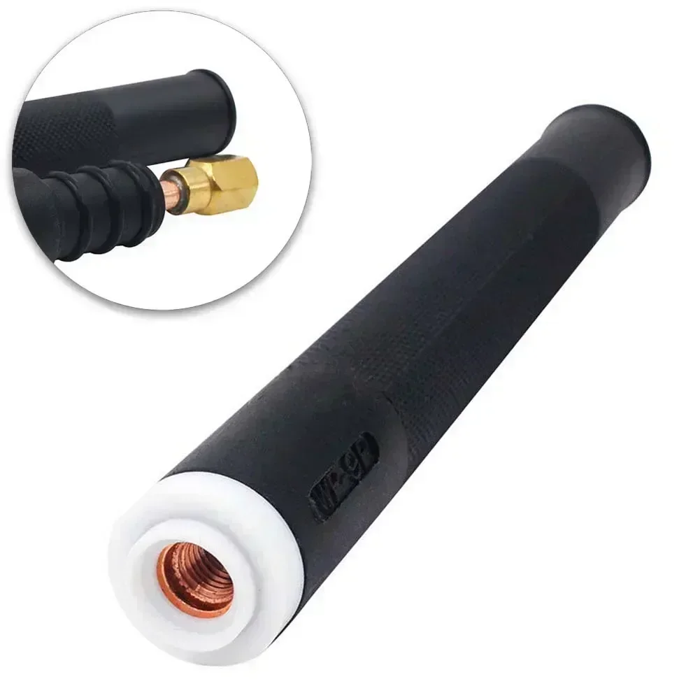 1PC WP-9P TIG Welding Torch Straight Handle Pencil Style Head Body Gas-cooled Non-conductive Insulator Safe And Reliable To Use