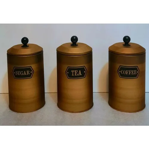 Decor Metal Tea Coffee Candy Box