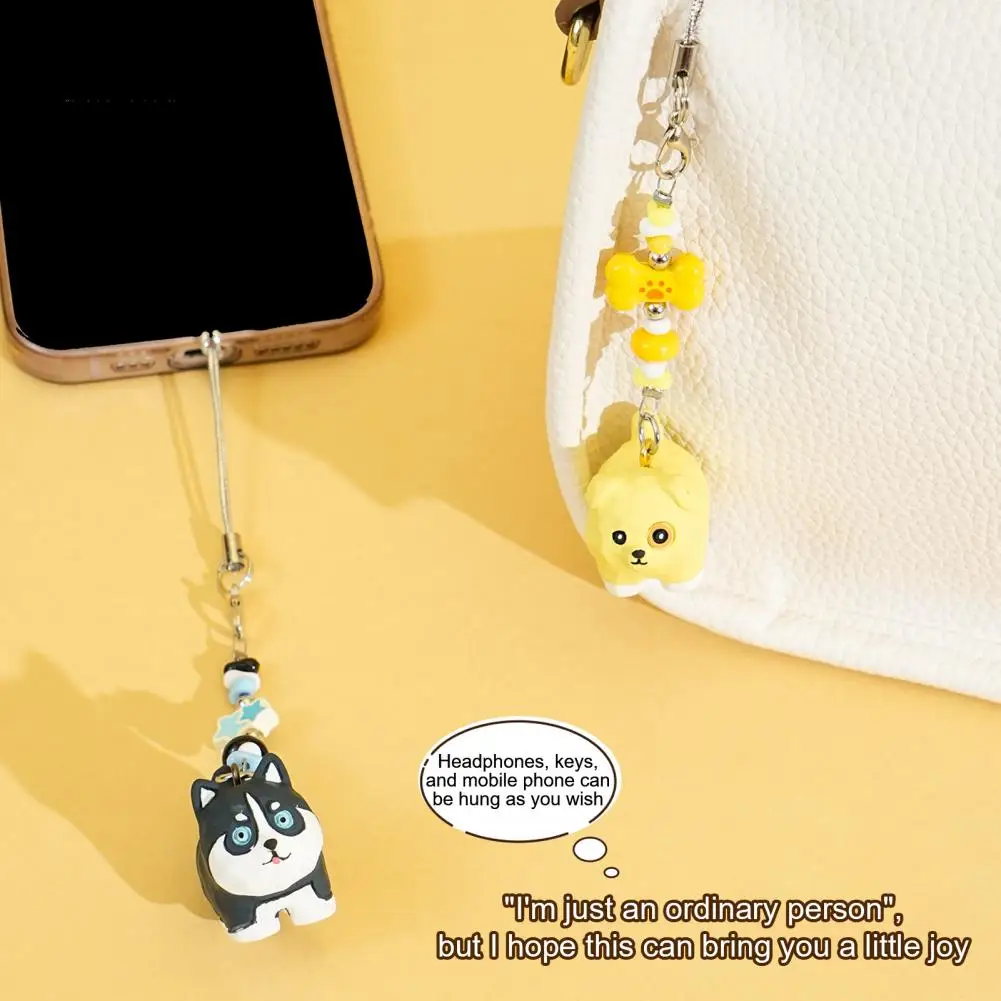 

2 шт. брелок-подвеска с дизайном щенка, легкий миниатюрный брелок для ключей, брелок с эмоциональным исцелением, аксессуары для рюкзака