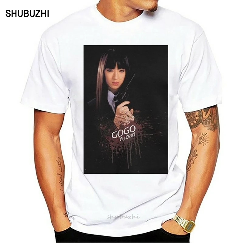 GoGo Yubari Of Kill Bill T Shirt Men's Cotton Vintage T-Shirt Round Neck Tees Short Sleeve Clothes Plus Size