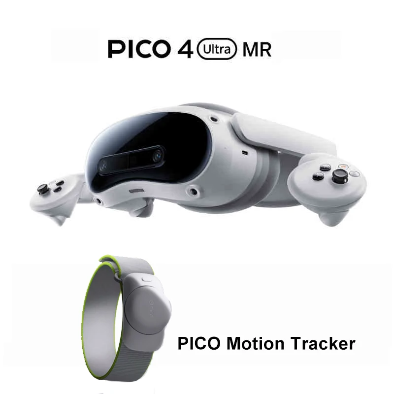 PICO 4 ＋PICO Motion Tracker VR PICO 4 Ultra 256G Integrated VR headset, Motion Tracker compatible