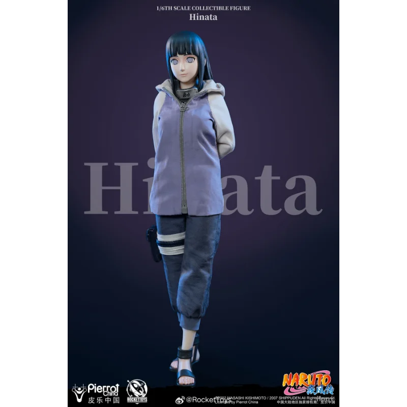 100% Original ROC-006 Naruto Shippuden Hinata Hinata 1/6 Anime Action Figure Model Toy Gift