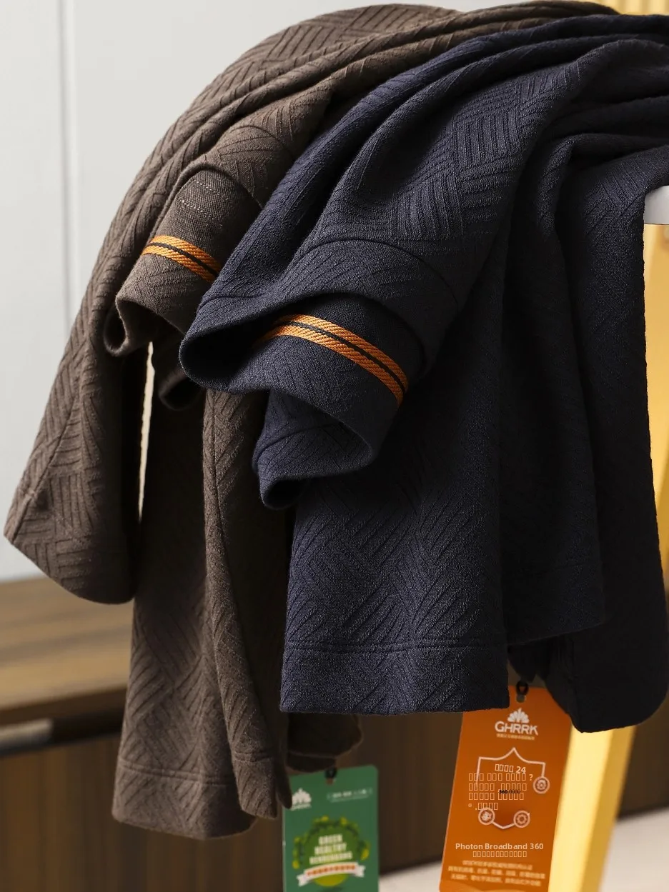 

Warm Merino Wool Long Sve T-irt for Men Skin-friendly Base Layer Faionable Urban Busin Sle round Ne