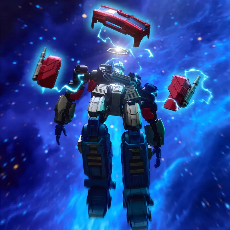 Blokees originais transformação led edição lendária soundwave orion pax anime figuras bloco de construção brinquedos presentes aniversário do miúdo