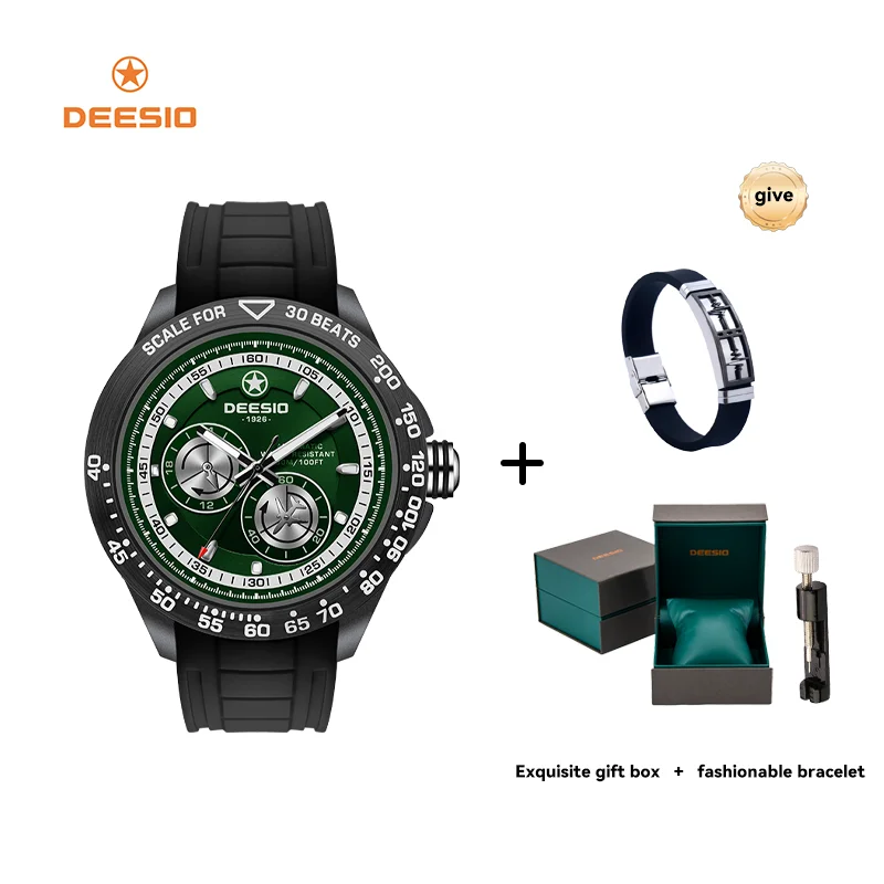 Deesio New Design Fashion accessory Automatic Mechanical Movement Luminous Waterproof Cool Men's Watch Christmas Gifts