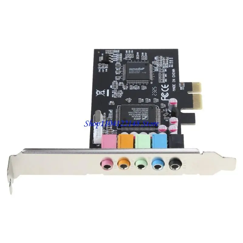 P9FA PCIe Sound Card 5.1 Kartu Internal Stereo PCI-E Kartu 32/64 Bit PCI Untuk Kartu PC Ekspres CMI8738