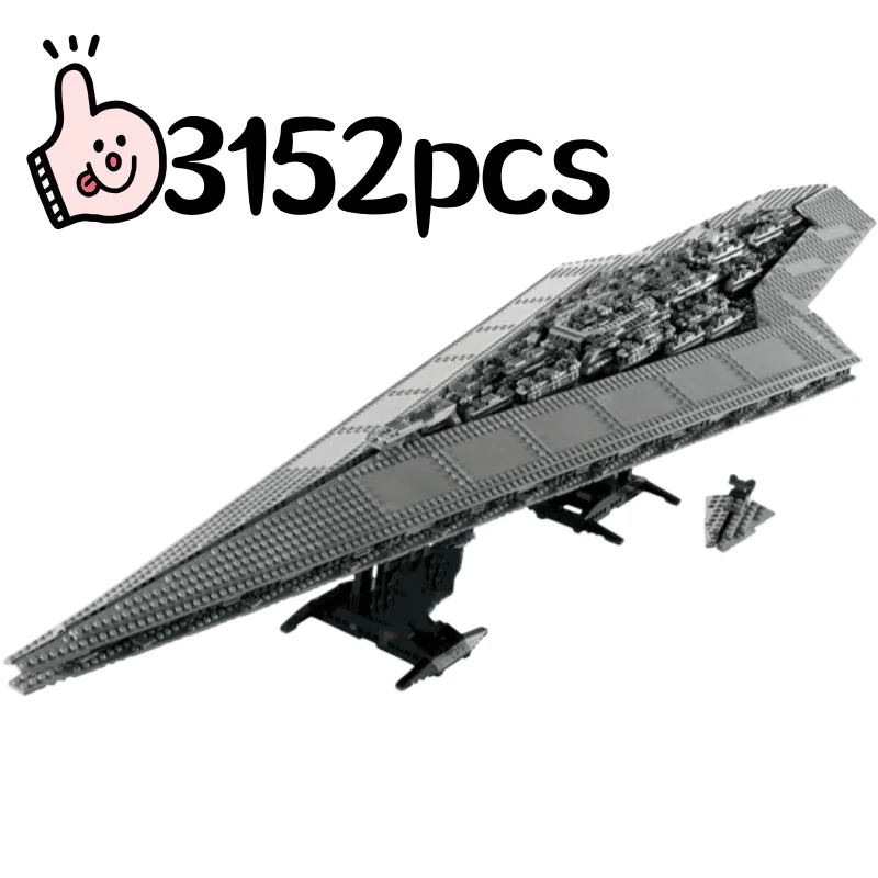 

Новая модель 2026 года: Конструктор MOC «Корабль Отваги» из 3152 деталей, серый, развивающая игрушка, подходит для взрослых, отличный подарок