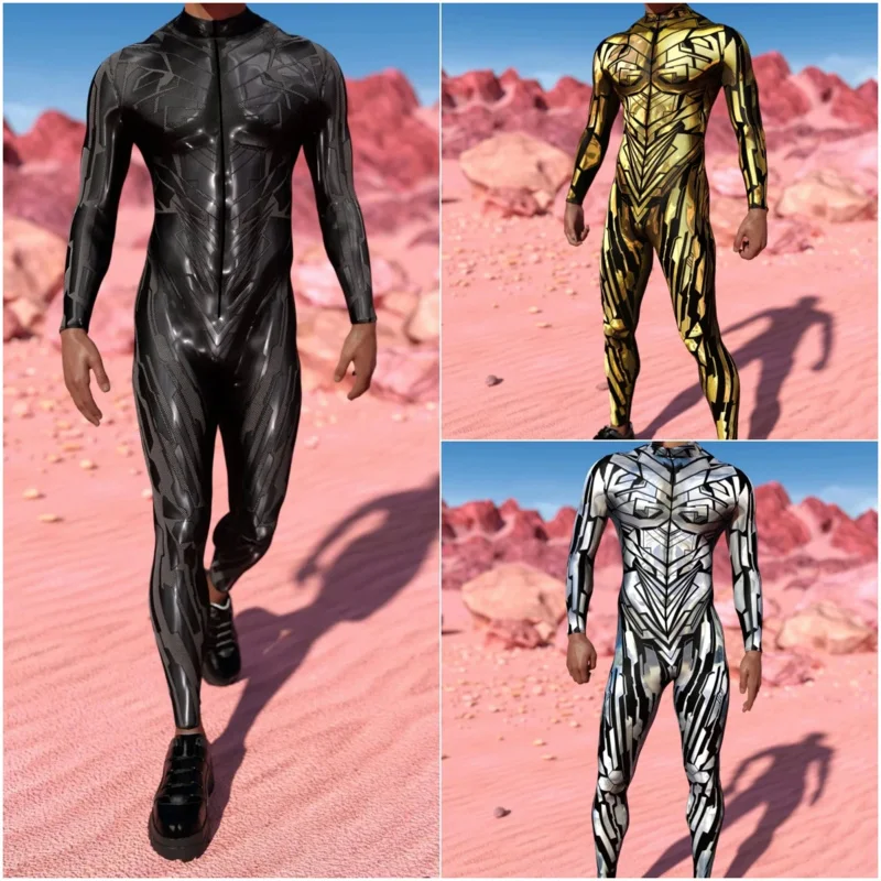 Kid men woman burning man festival strój damski strój na imprezę Zentai body różowy zielona, z nadrukiem kostium karnawałowy kombinezon