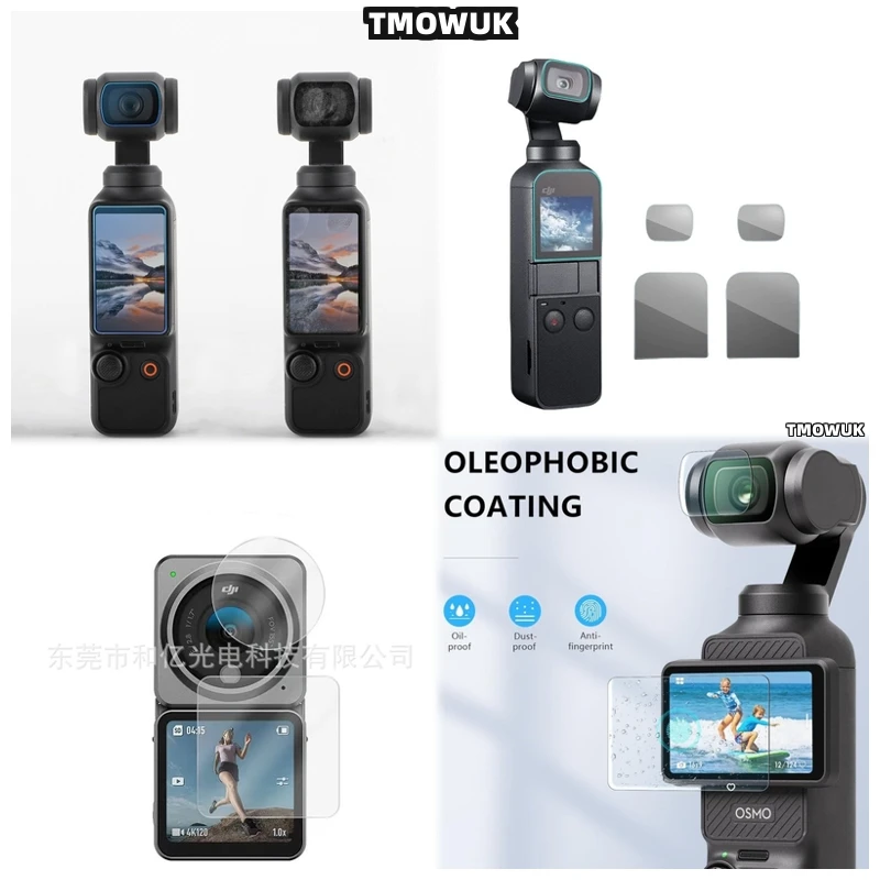 

For DJI Pocket 1 2 Osmo Pocket 3, Superb Clarity Screen Protector For Action 2 4 Pro.