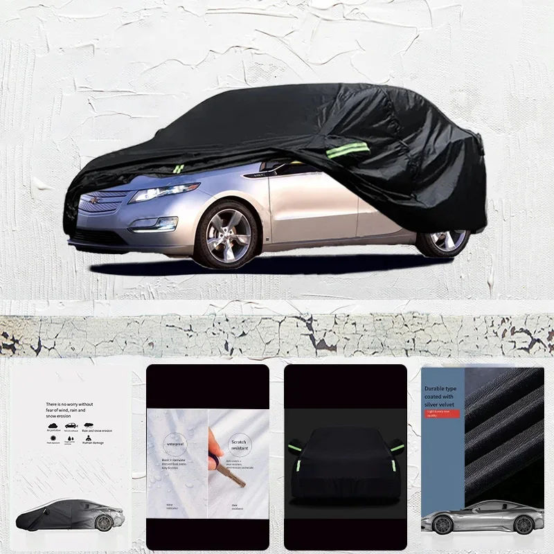 

For-Chevrolet-Volt-Anti-UV-Sun-Shade-Rain-Snow-Resistant-Dustproof-Black-Cover-Car-umbrella-Full