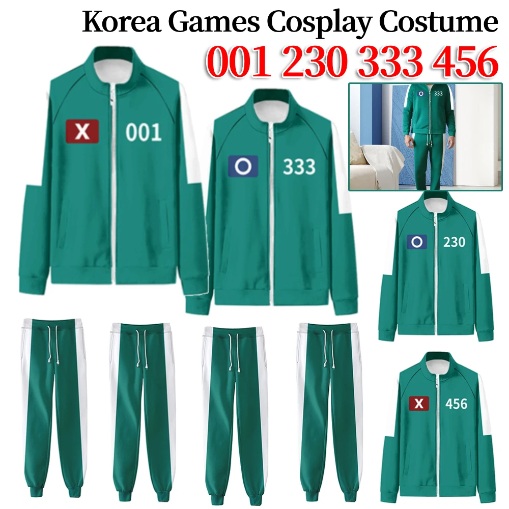 Korea Games Cosplay Costume Korea Disguise Men Hoodies for Team Blue Sports Sweatshirt Halloween Carnival Party Clothes 001 333